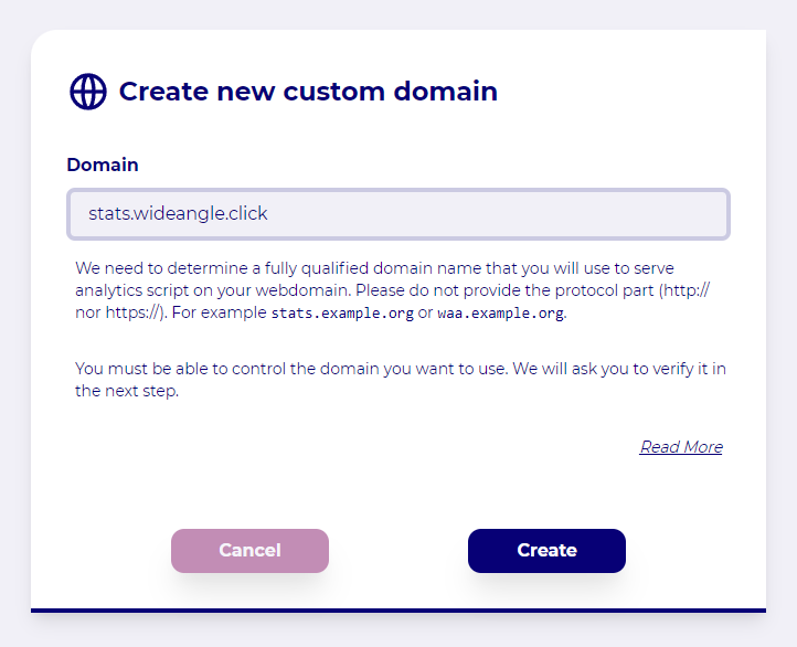 Enter Fully Qualified Domain Name - FQDN
