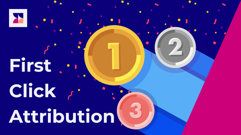 Cover image for the article: First-click attribution: How it works and when to use it