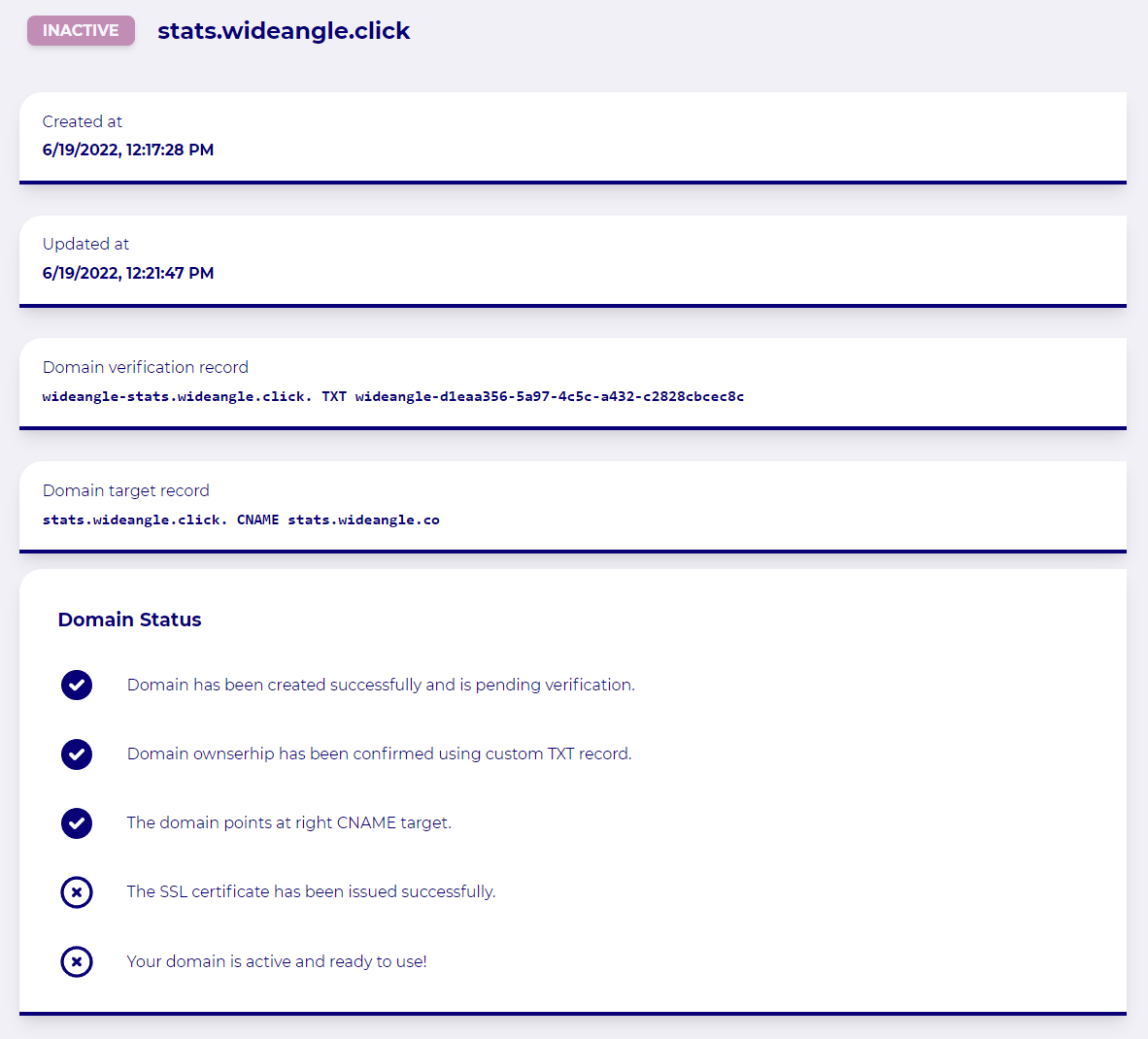 Wait for SSL Certificate
