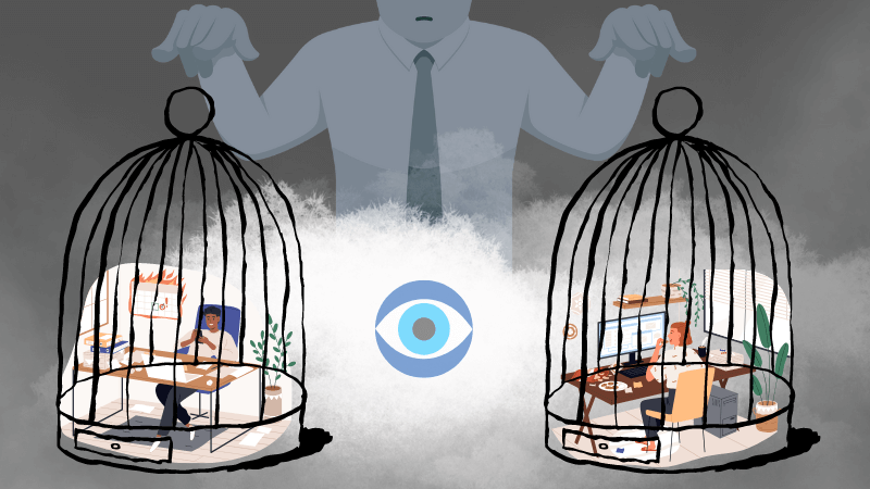 Cover image for the article: Rise of Bossware; The End of Privacy?